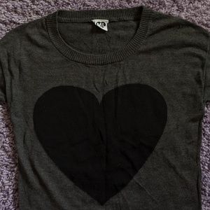 ML Light Sweater with Heart Design